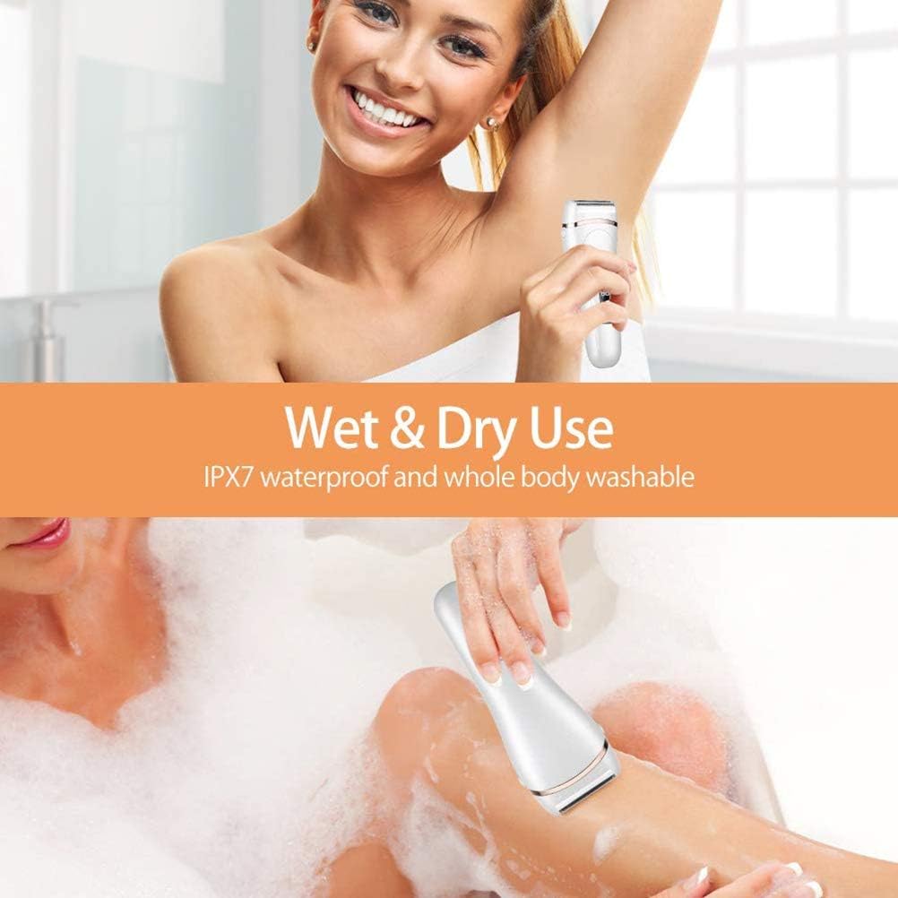 Electric for Women, Shaver Rechargeable Women's Electric Shaver with LED Display Body Hair Removal for Face Underarm Legs and Bikini Line - Image 8
