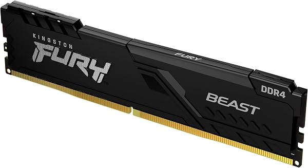 Kingston FURY Beast 64GB (2x32GB) 3200MHz DDR4 CL16 Desktop Memory Kit of 2 KF432C16BBK2/64 - 5
