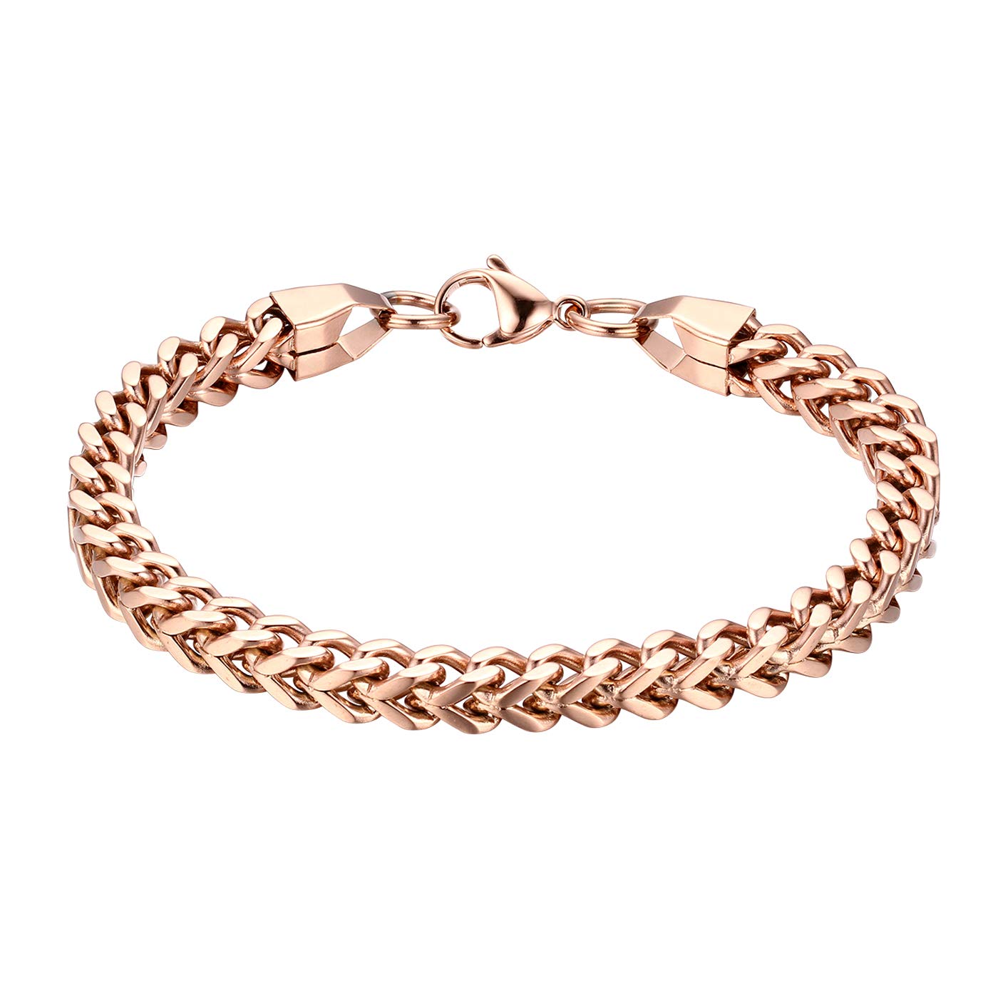 JewelryWe Damen Halskette, Edelstahl Hohle Retro Blumen Must