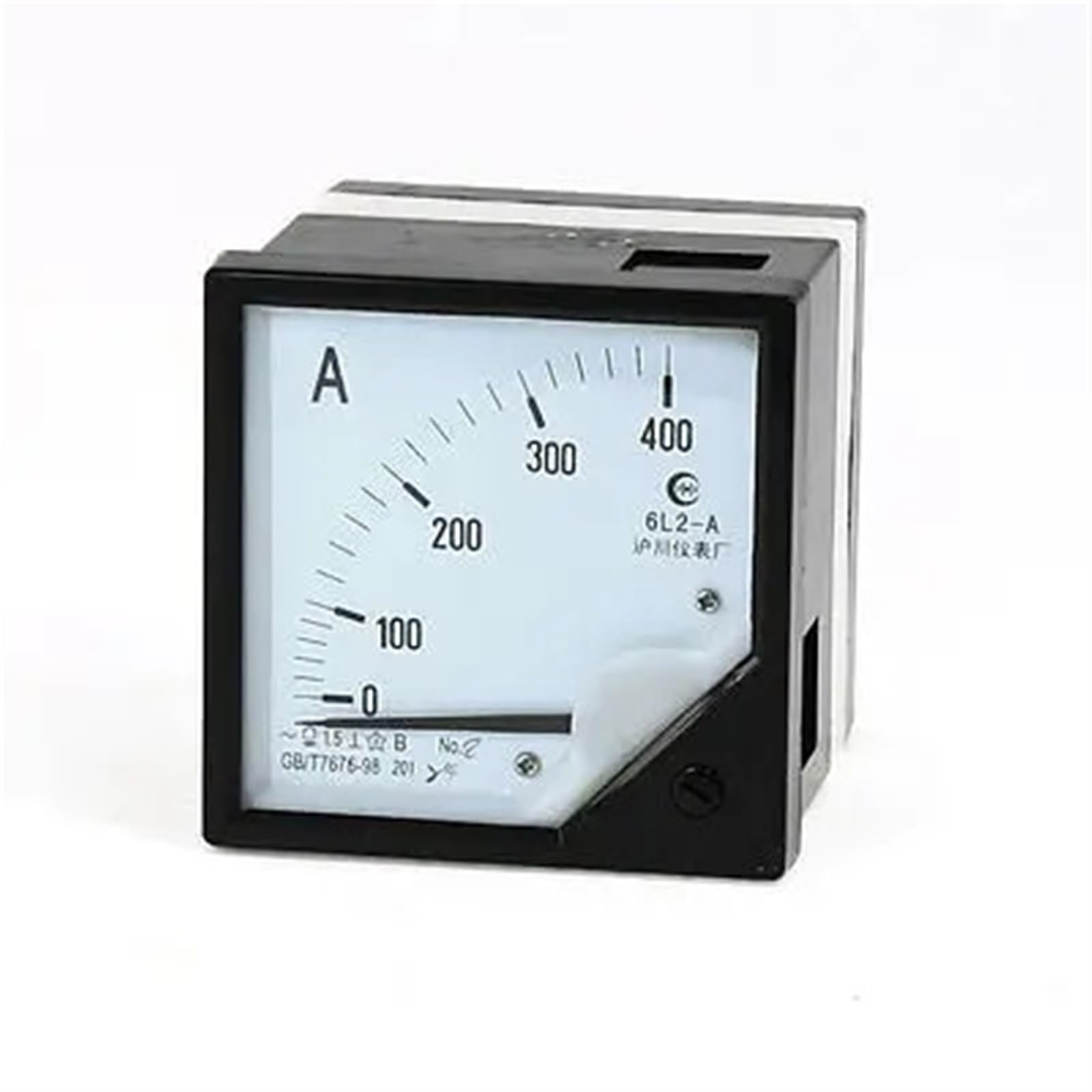 Ampèremètre analogique 400A CA cadran carré indicateur de courant alternatif