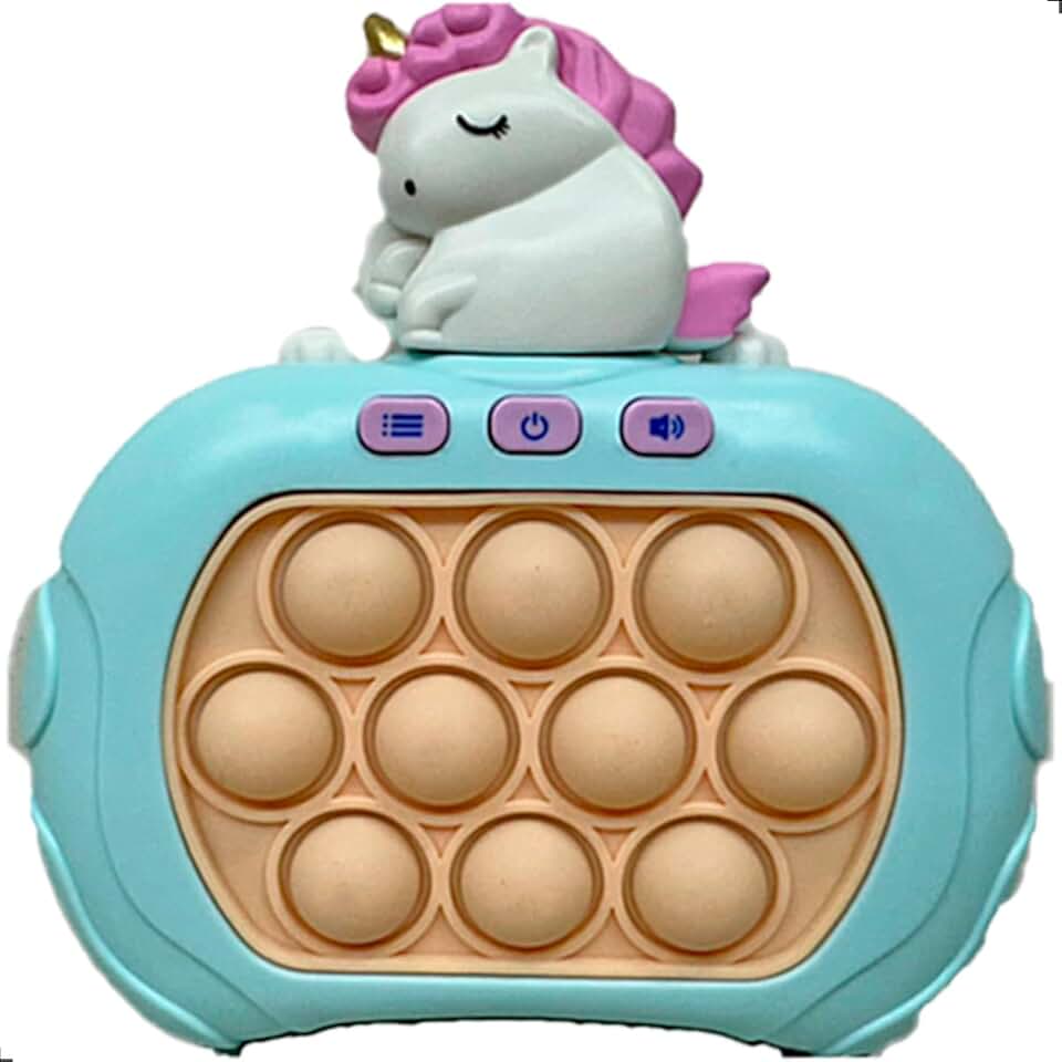 Pop It Mini Gamer Console Anti Stress Eletrônico Quick Push Unicórnio