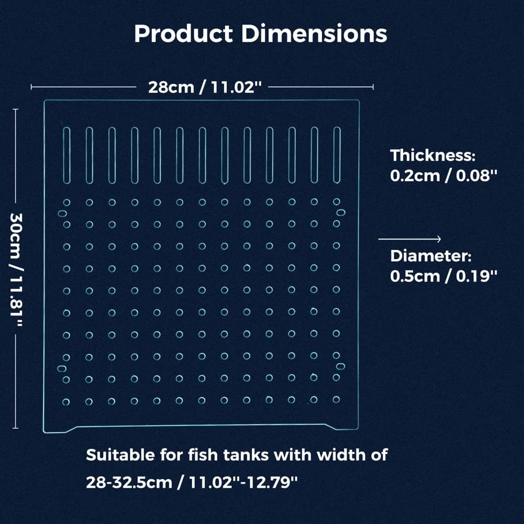Fish Tank Isolation Tray Set: Clear Aquarium Divider, Separation Boards for Aquatic Life