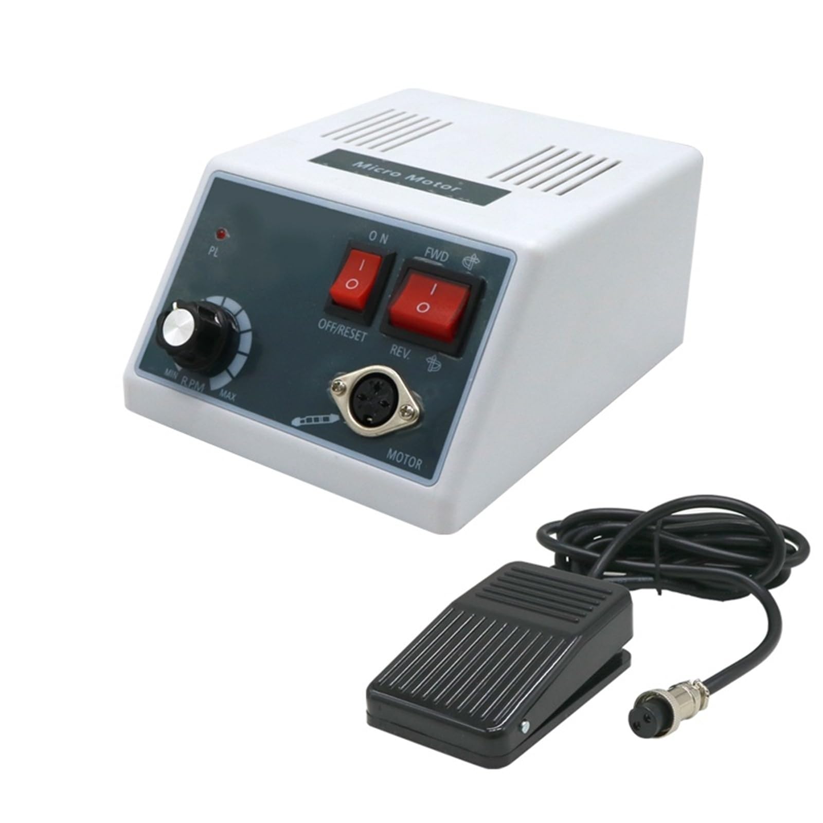 35000 U/min Professioneller elektrischer Nagelpolierer Mikromotor-Schleifmaschine Bohrmaschine Nail Art Maniküre Pediküre Ausrüstung Werkzeuge(Nail Machine Only US)