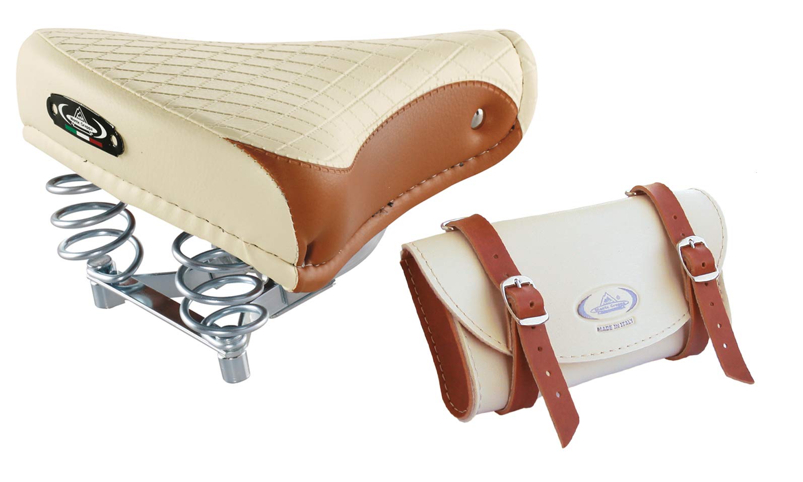 Selle Vélo Ville Montegrappa 1750 Export - Cuir Vintage Homme/Femme | Look Rétro Hollandrad