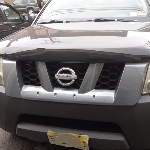 Miniatura 4 de HECASA Parrilla delantera compatible con Nissan Xterra Off-Road S SE 62310ZS20A, 62310EA000, NI1200220 Parachoques superior gris brillante