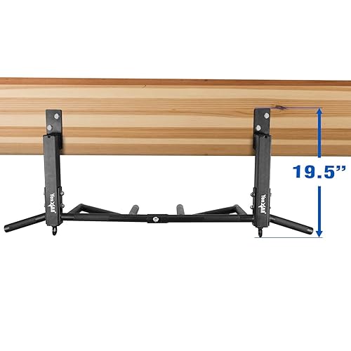 Vista 21 de Yes4All - Barra de dominadas para entrenamiento de crossfit, barra de dominadas y montaje en pared