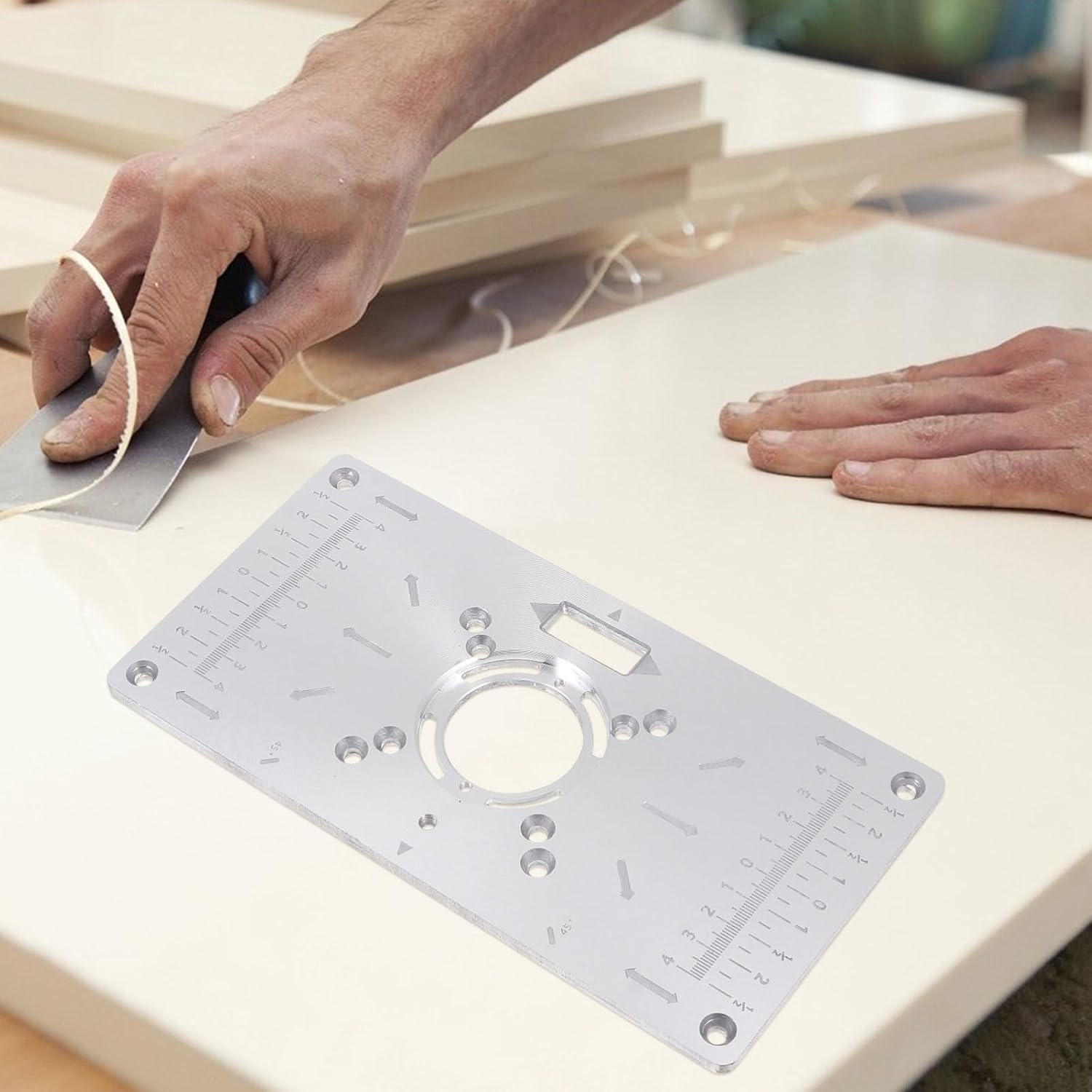 GANAZONO Router for Woodworking of Trimming Machine Flip Plate Engraving Machine Plate for Joiner