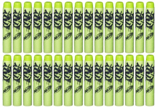 Refil Nerf Zombie 30 Dardos Nerf Verde