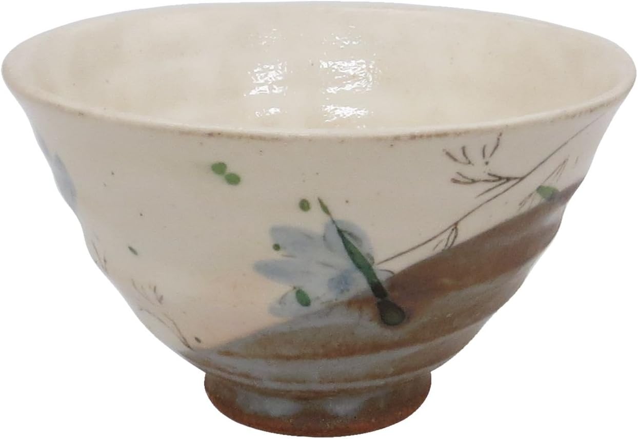 Arita Ware 47359 Higashihara Kiln Akizakura Cosmos Rice Bowl, Large