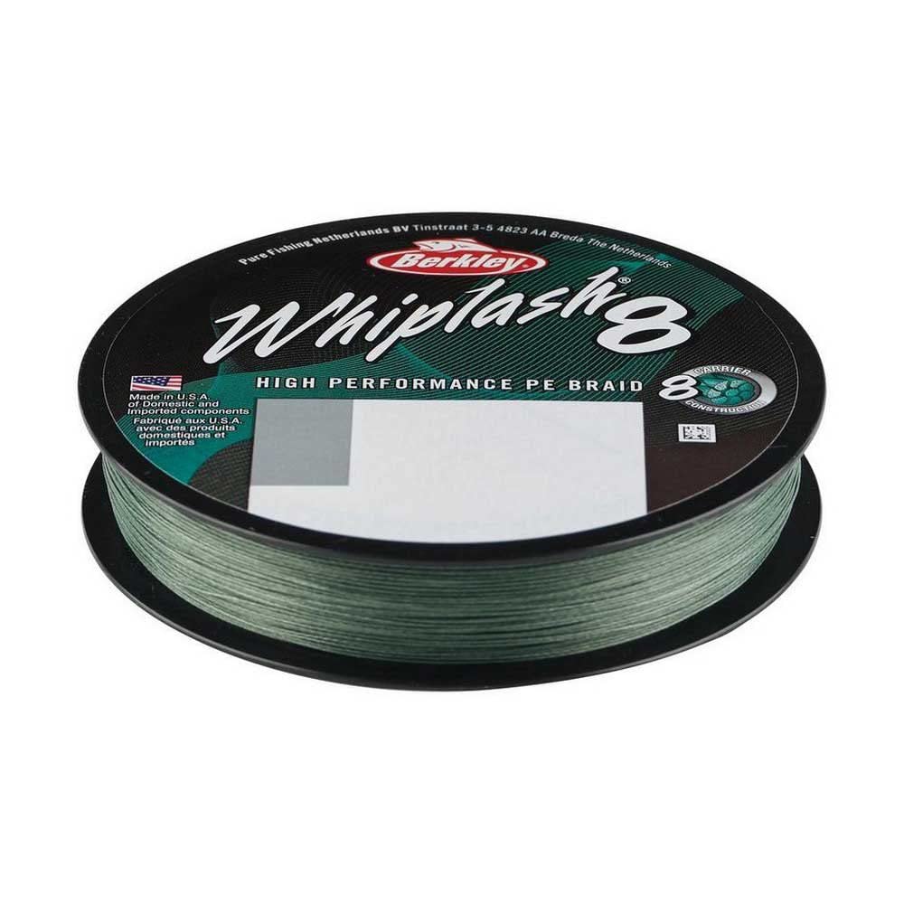 Berkley Whiplash8 Filler Fishing Line (Green, 0.20mm-27.7kg-165yr)