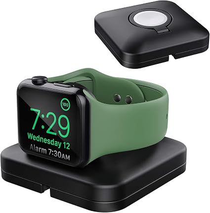 MoKo Stazione di Ricarica Wireless Compatibile con Orologio iWatch Series 6/ 5/4/3/2/1, Carica Orizzontale/Verticale, Supporto Base di Ricarica per  Orologio iWatch, Caricatore Non Incluso - Nero : Amazon.it: Elettronica