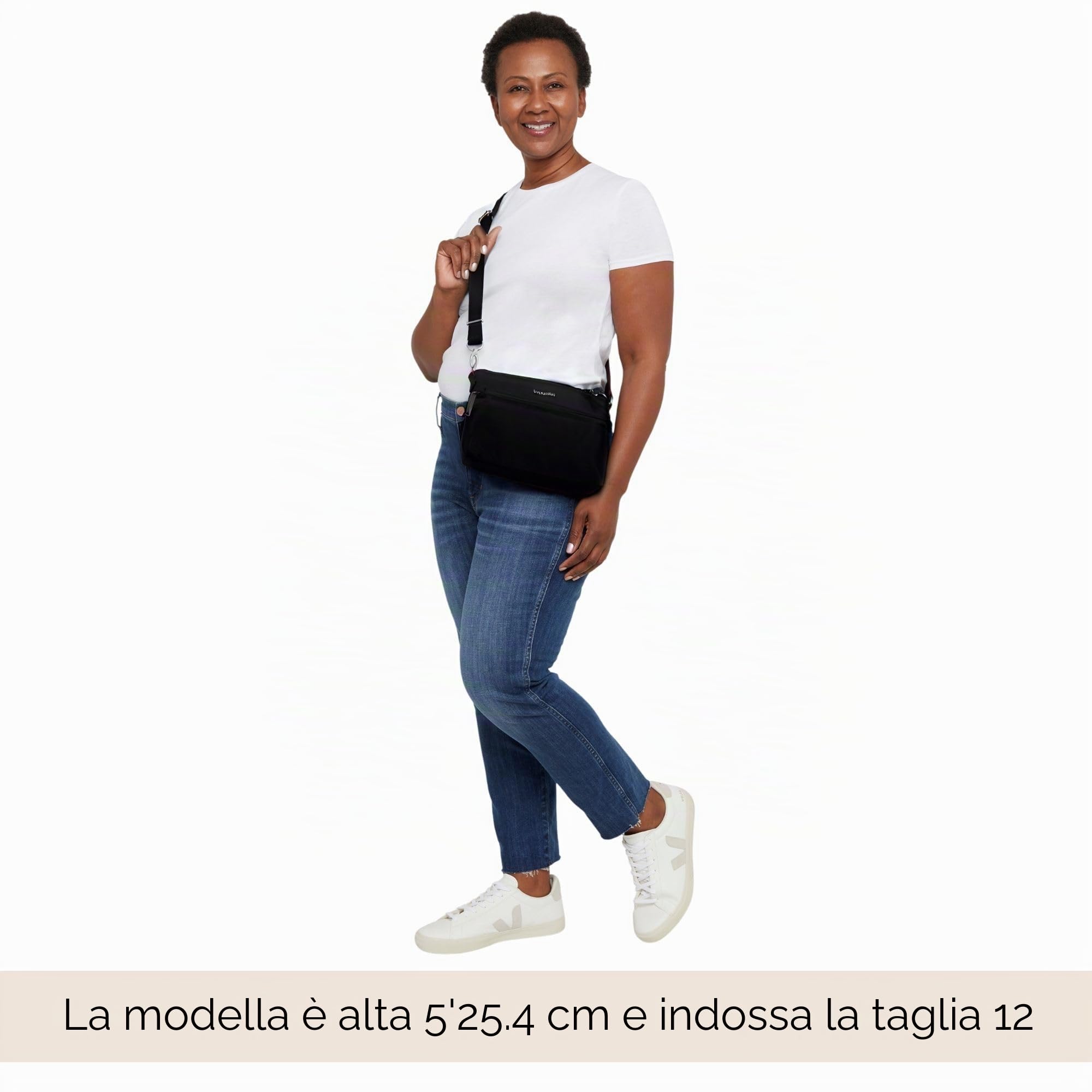 Baggallini Securtex Memento - Borsa a tracolla antifurto