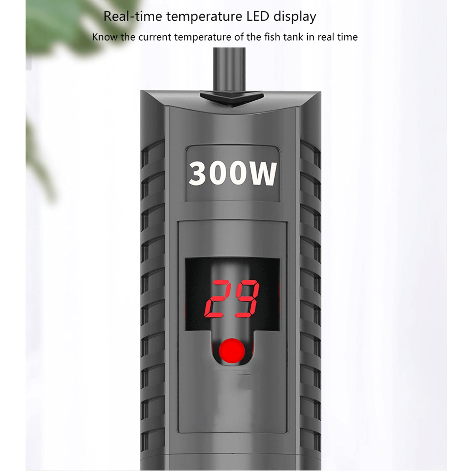 Termostato Automatico Esplosioni Antivari Riscaldamento Carro Armato Pesce con L'esposizione Digital Cassa Protettiva Dell'abs,300W