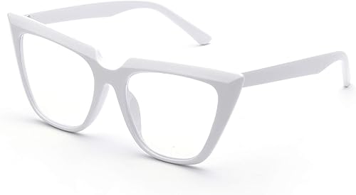 Miniatura 9 de Gafas de lectura con bloqueo de luz azul para mujer, diseño elegante, de gran tamaño, con diseño de ojo de gato, para lectura de computadora