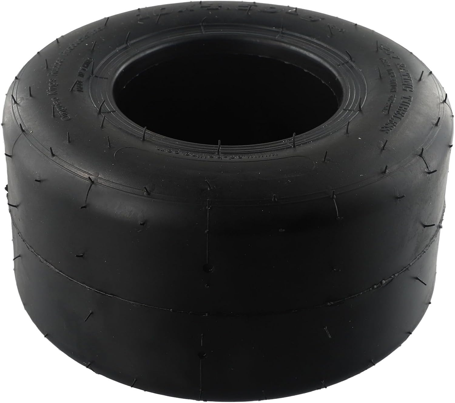 Go Kart Tires,10X4.50-5 And 11X7.10-5 Tubeless Replacement,For Competitive For Kart Front And Rear Rubber Wheels, Black(10x4.50-5)