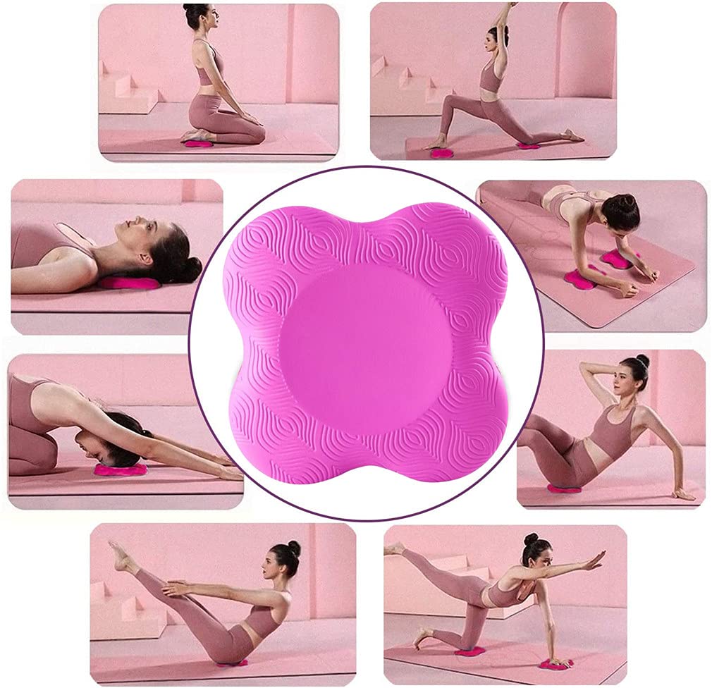 LBJFYHJN Lot De 2 Coussins De Yoga, Genouillères, Antidérapants, Accessoires De Yoga, Résistants à L'usure, Pour Protéger Les Genoux, Les Chevilles, Les Mains Et Les Coudes, Pour Yoga, Gymnastique