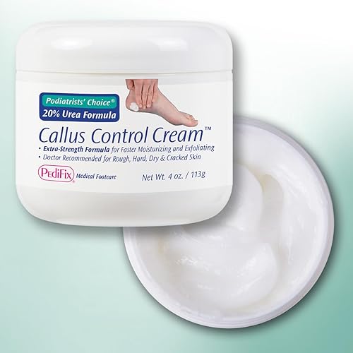 Miniatura 4 de Pedifix Podiatrists' Choice - Crema para pies extra fuerte con control de callos urea al 20%, 4 onzas (3.99 oz), tratamiento profesional para pies