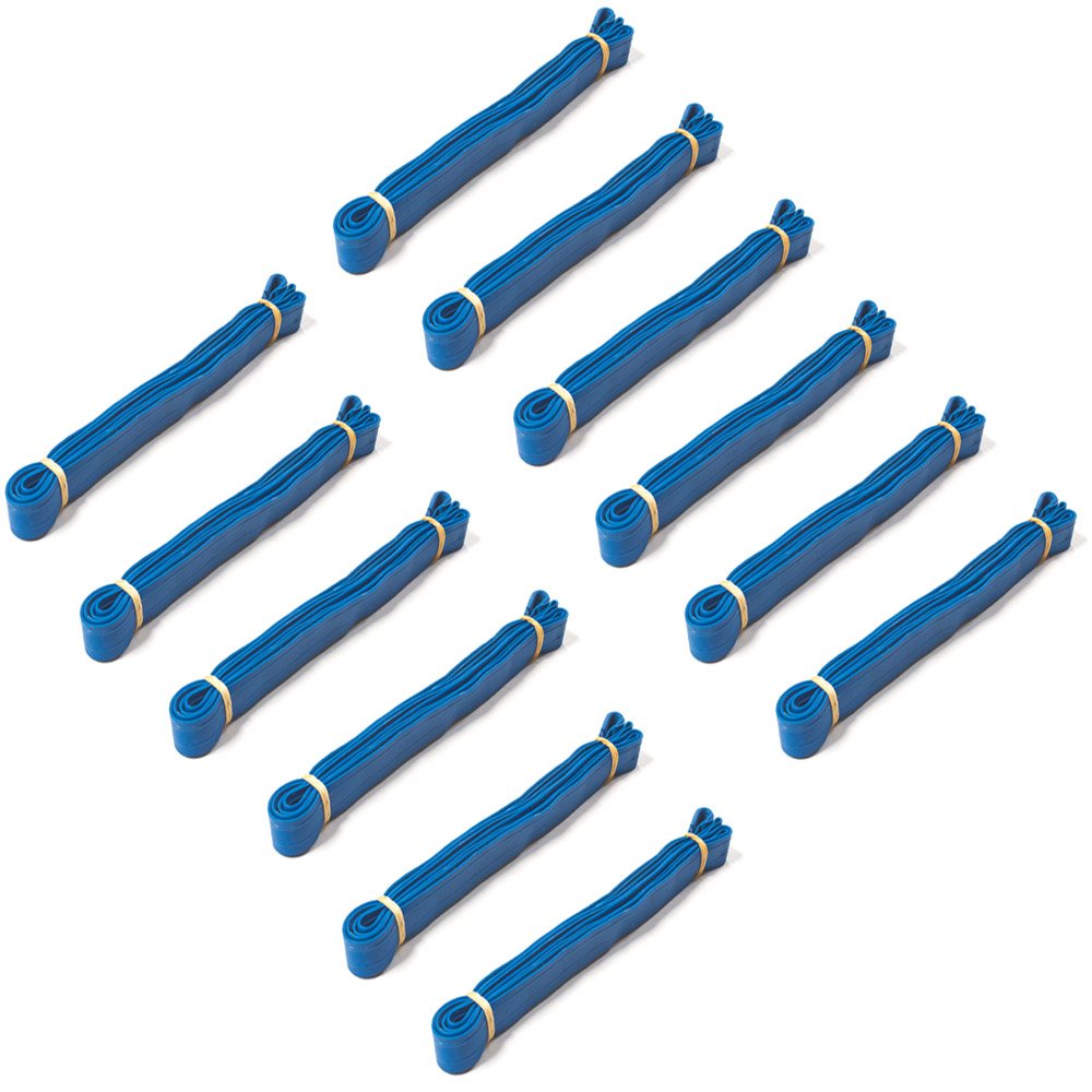 Forearm Forklift36” Long Movers Rubber Band- to Secure Moving Blankets and Furniture Pads | Blue (12 Pack) |