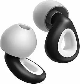 Protetor Auricular em Silicone Reutilizável 24dB para Dormir, Estudo e Viagem – Conforto para Quem Dorme de Lado, Redução de Ruído com Preservação de Sons Essenciais
