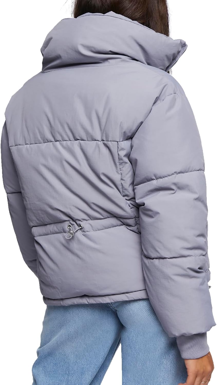 Forever 21 womens Quilted Puffer Jacket - Image 3