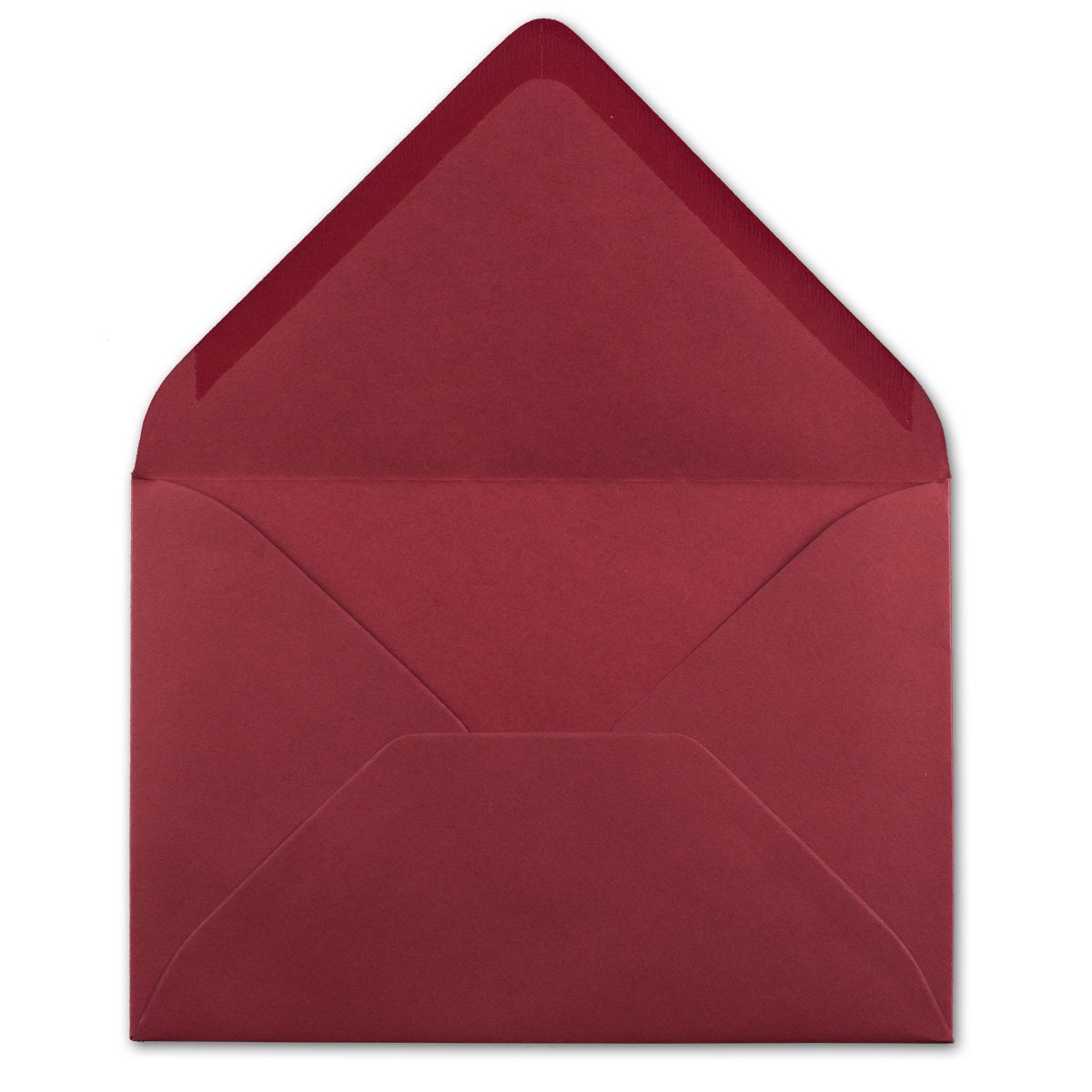 100 DIN C5 Sobres oscuro Rojo 220 X 154 mm 110 g/m² nassklebung Post de sobres sin ventana Ideal para Navidad Tarjetas de felicitación invitaciones de glüxx en su Agent