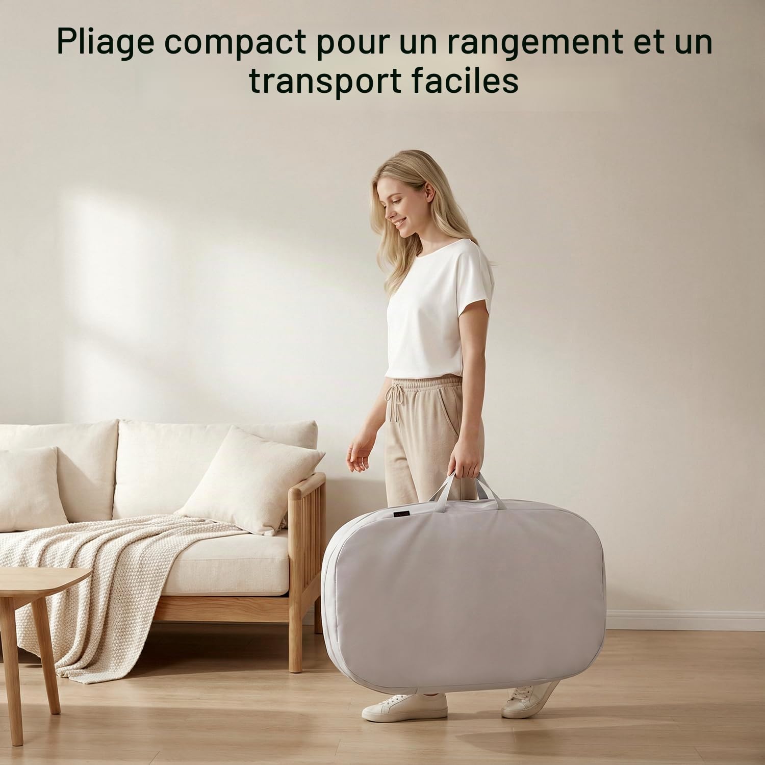 Gromast Transat 2-en-1 pour bébés, transat portable à 3 positions d'inclinaison, avec jouets suspendus et sac de transport - Vert