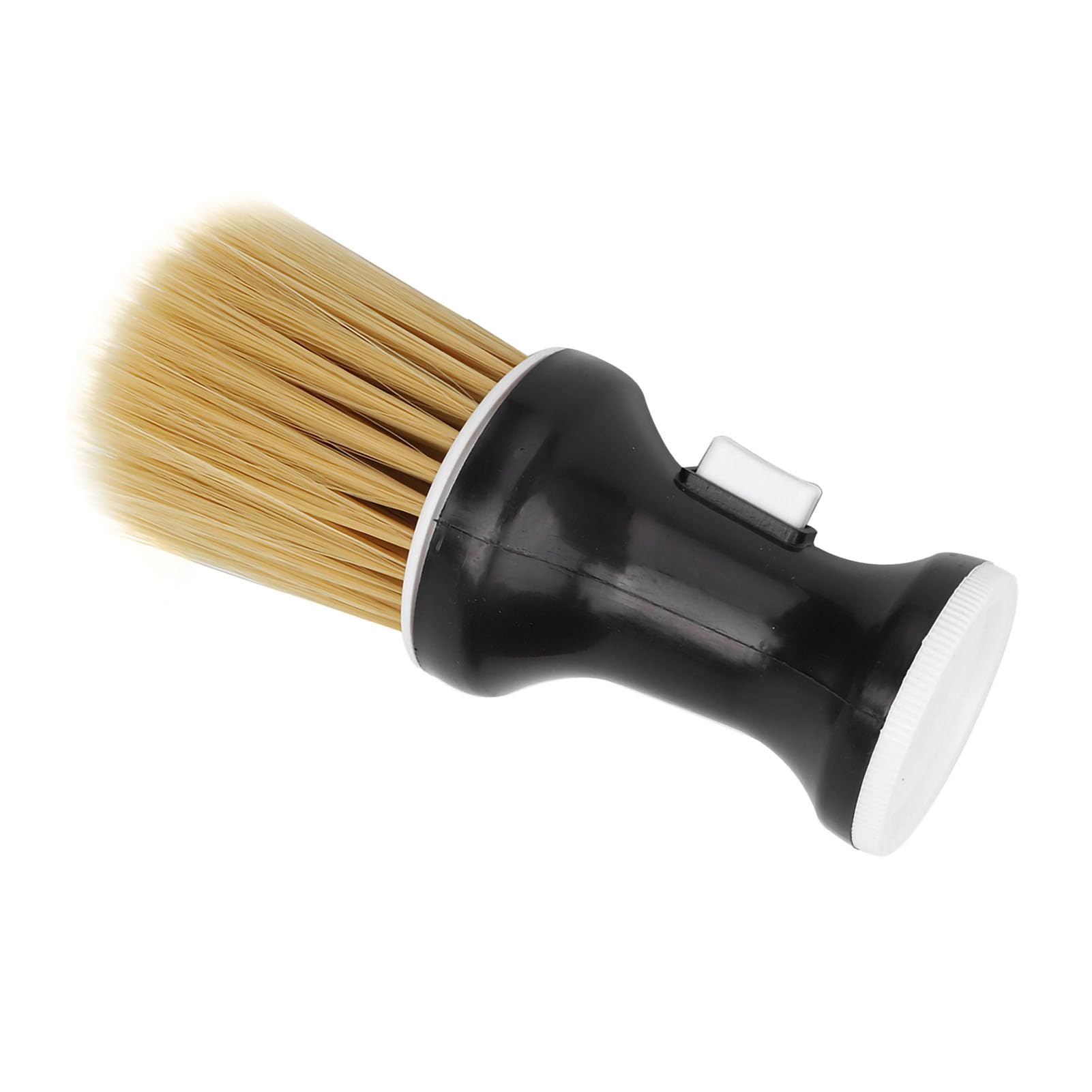 Pennelli per Collo, Spazzolino barbiere spolverino per capelli morbidi Spolverino per collo per parrucchiere Spazzola professionale per la pulizia della polvere soft hair brush(Nero)