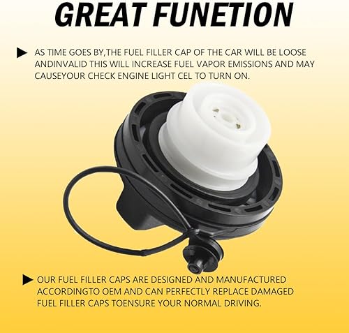 Miniatura 7 de Tapa de gasolina OEM # GT364,95292260 Tapa de llenado de depósito de combustible de repuesto para Buick Chevy-2013-2021 Chevy TraxBuick