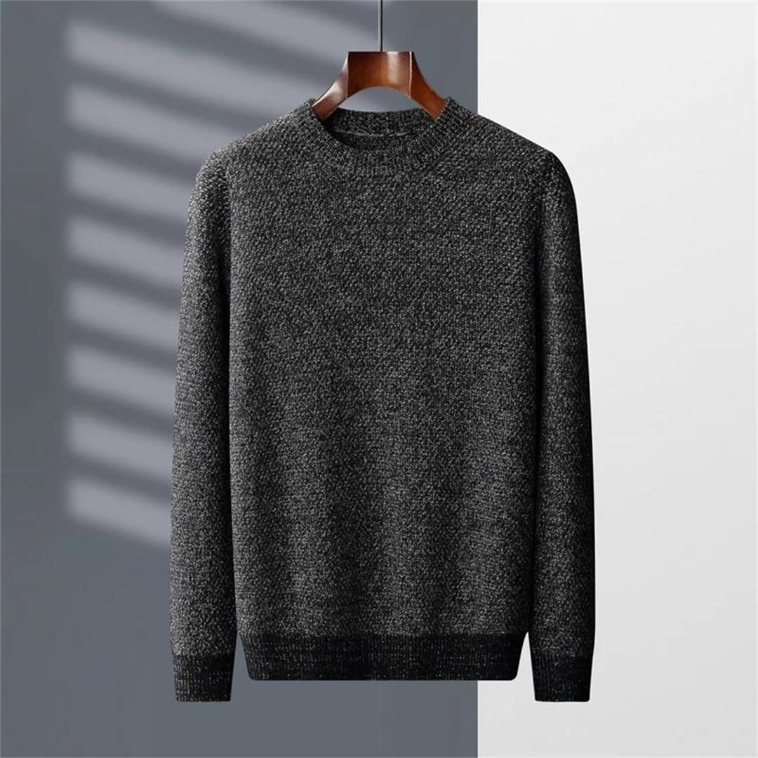 Vogrtcc Maglione Lavorato A Maglia Pullover Casual da Uomo in Cashmere Girocollo
