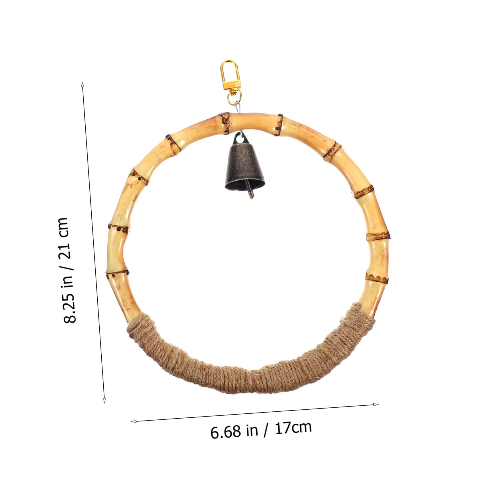 BESPORTBLE 5pezzi Bird Swing Toy Per Uccelli Altalena Per Pappagalli e Parrocchetti Giocattolo Appeso Per Voliera Accessorio Per Benessere Degli Uccelli Design e Resistente Per Divertimento e