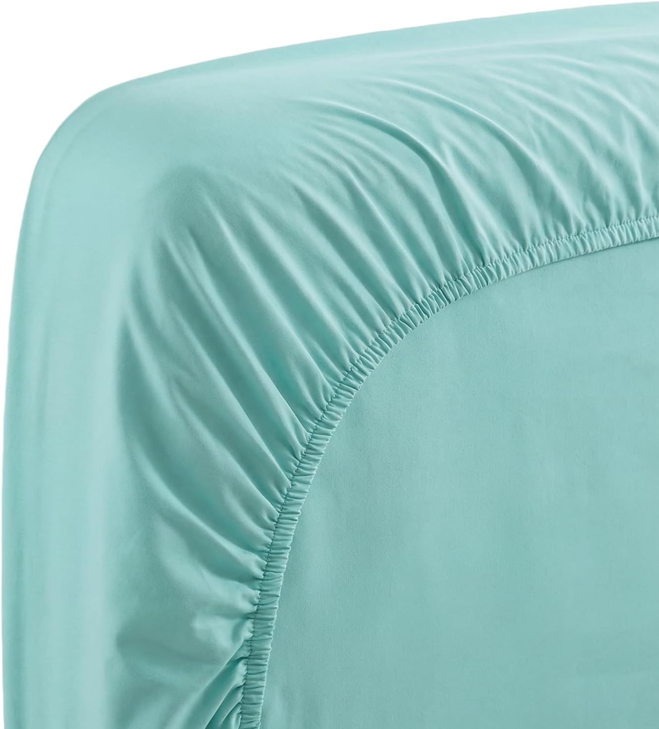 Twin Size Bed Sheets Set - 3 Piece Luxury 800 TC 100% Egyptian Cotton, Sateen Weave Cooling Sheets, 15" Deep Pocket Snug Fit, Includes 1 Pillow Sham