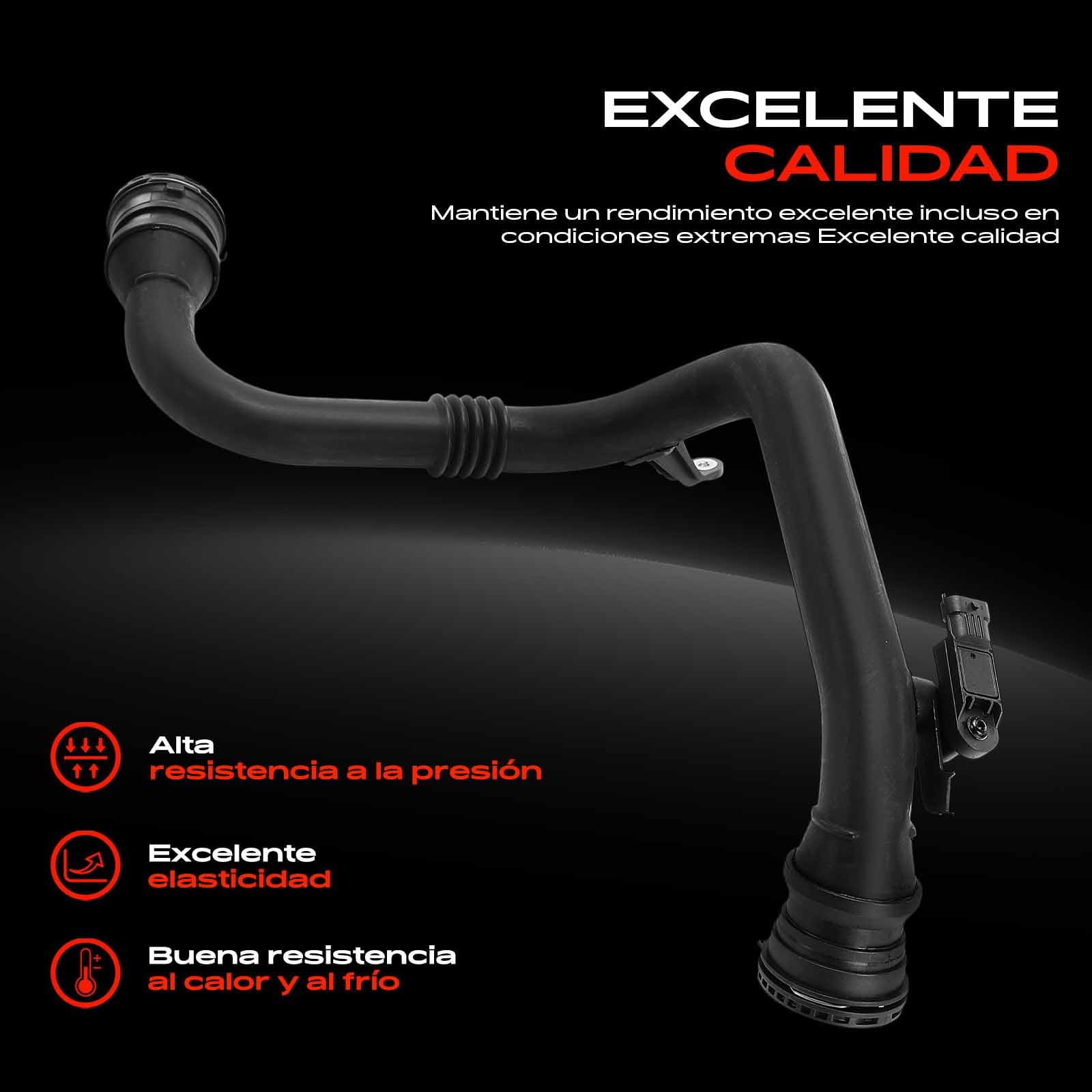 Frankberg Manguera de aire de sobrealimentación Intercooler después de la tubería Compatible con Fluence L3 Grand Scénic III JZ0/1 M.e.g.a.n.e CC EZ0/1 M.e.g.a.n.e III Coupé DZ0/1 Replace# 8200981498