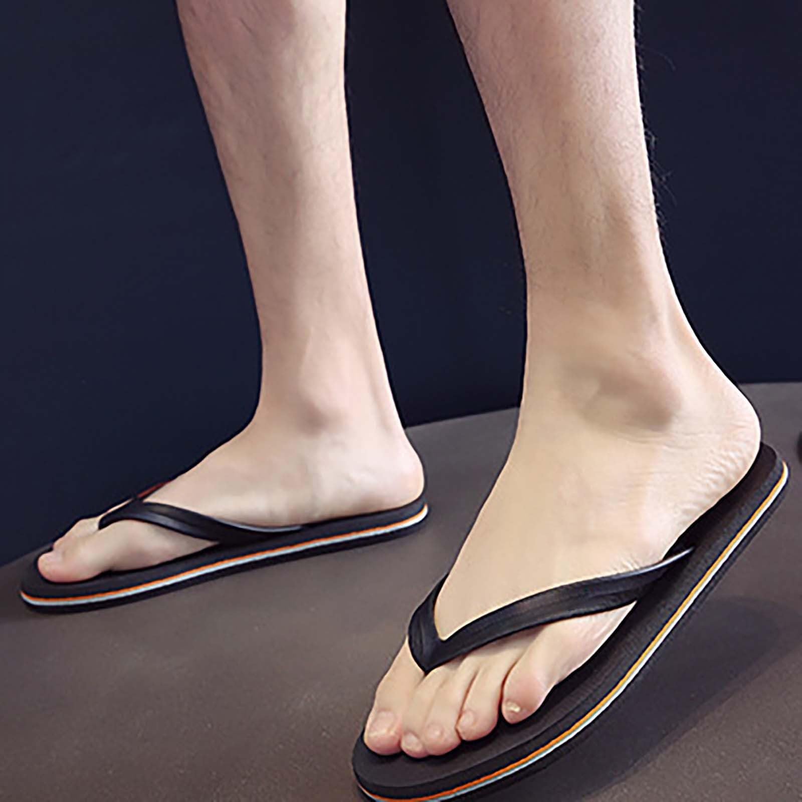 MMRTDJDR Generisch Chanclas de Color sólido de Sandalias de Playa cómodas Informales para Zapatillas de Hombre de Ocio