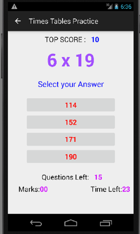 Times Tables Practice - App on the Amazon Appstore