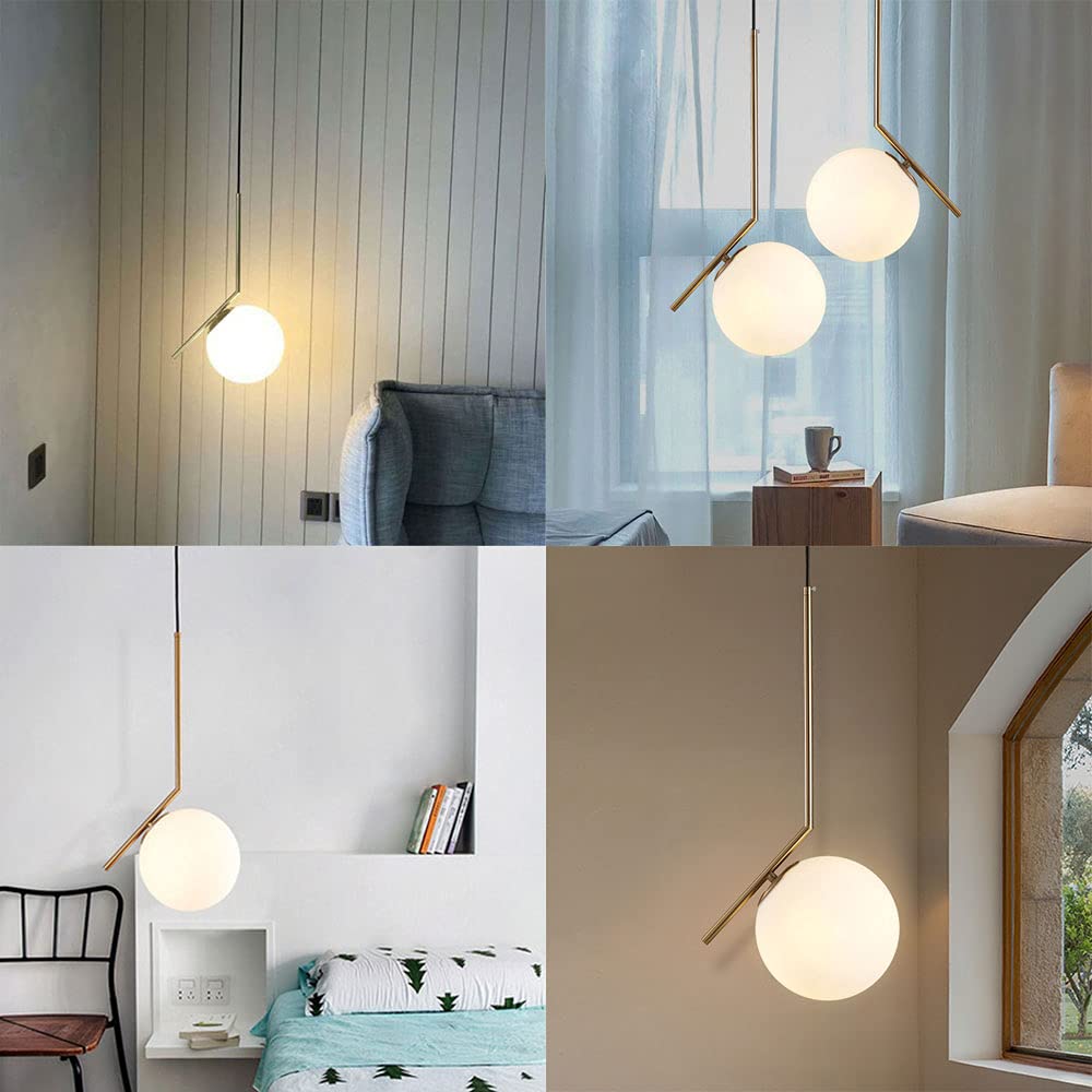 Home Lightings Chandelier Verre Chandelier en Verre Simple Chandelier Chandelier Salon Bar Plafond Light