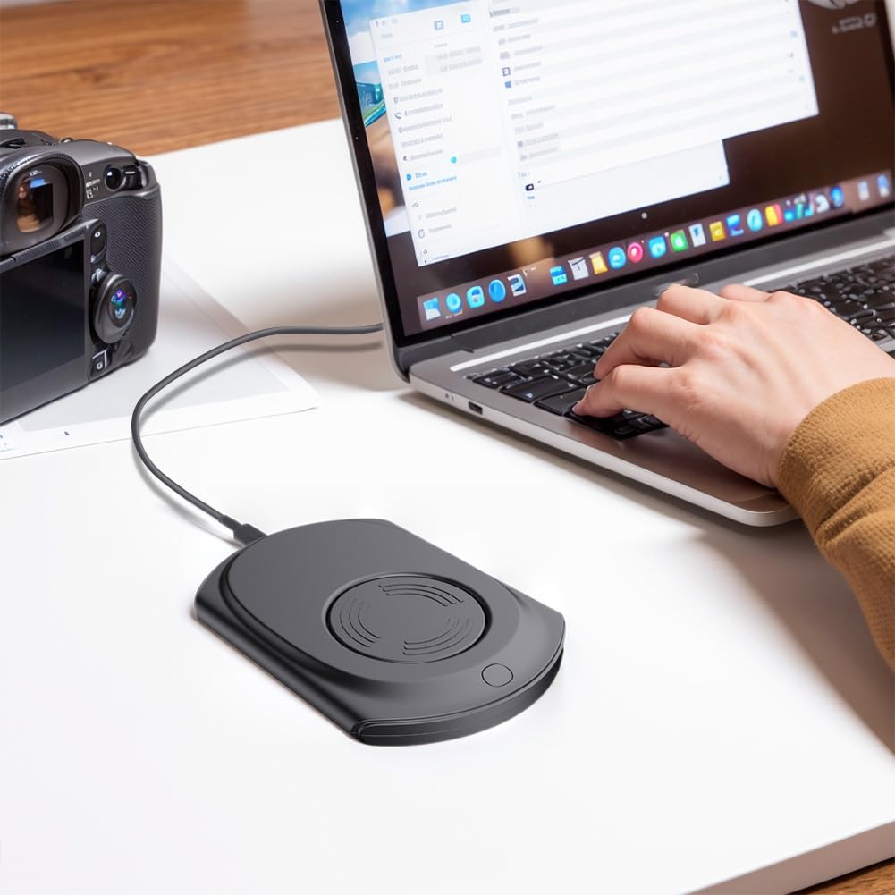 Mouse Jiggler, 20 DB, Mouse Mover, Mausbewegungssimulator mit An-/Ausschalter zum Aufwecken des Computers, Damit der PC Aktiv Bleibt