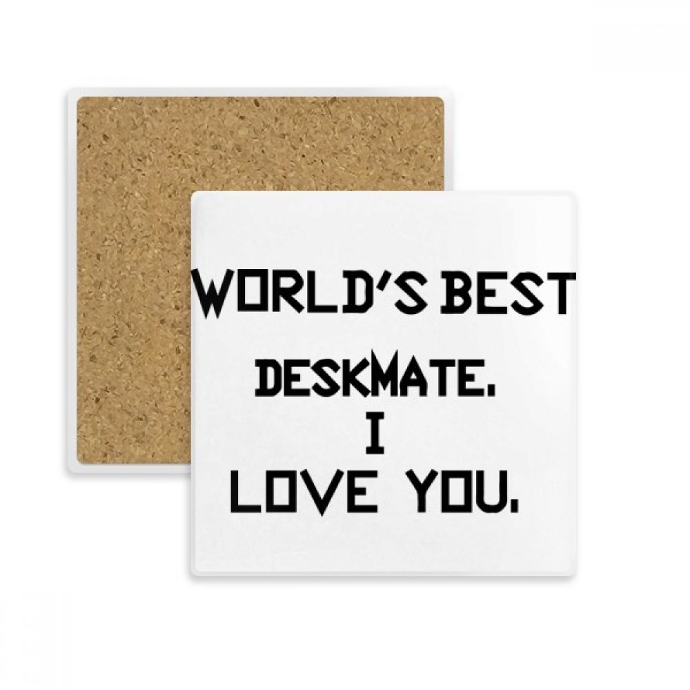 Porte-pierre absorbant multicolor et deskmate pour mug et verre