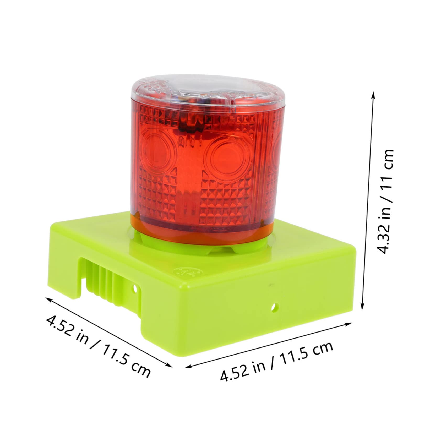 Balacoo Solar Powered Light Traffic Warning Beacon for Car Emergency LED Flashing Lamp for Night Use Bad Weather Safety