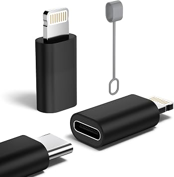 MFi Certified USB C to Lightning Adapter 2 Pack,27W Fast Charging