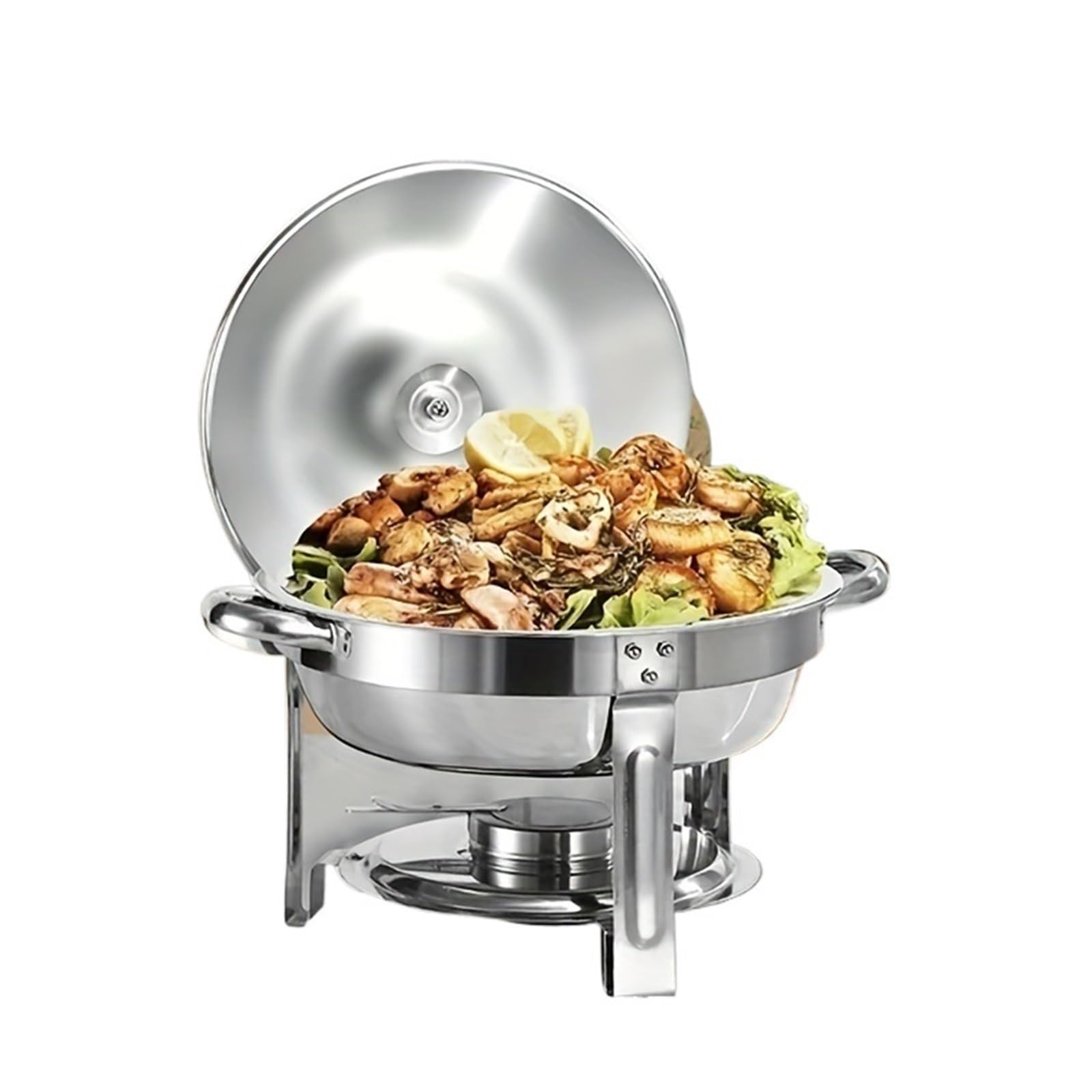 Set di Riscaldavivande per Buffet 1 confezione da 5QT Chafing Dish Set buffet, teglie for cibo, teglia for acqua e porta-combustibile for ristoranti, catering, feste, matrimoni