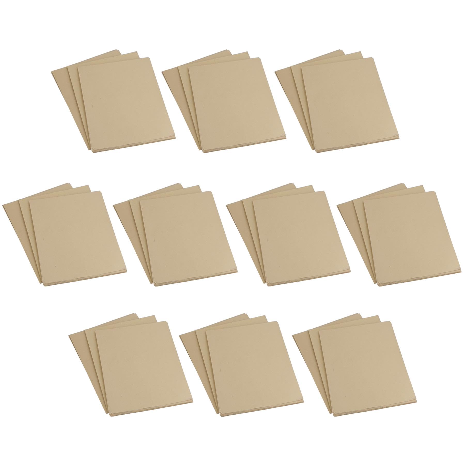 Feuilles abrasives grain 60-240 pour métal bois et plastique | Lot de 300 pcs