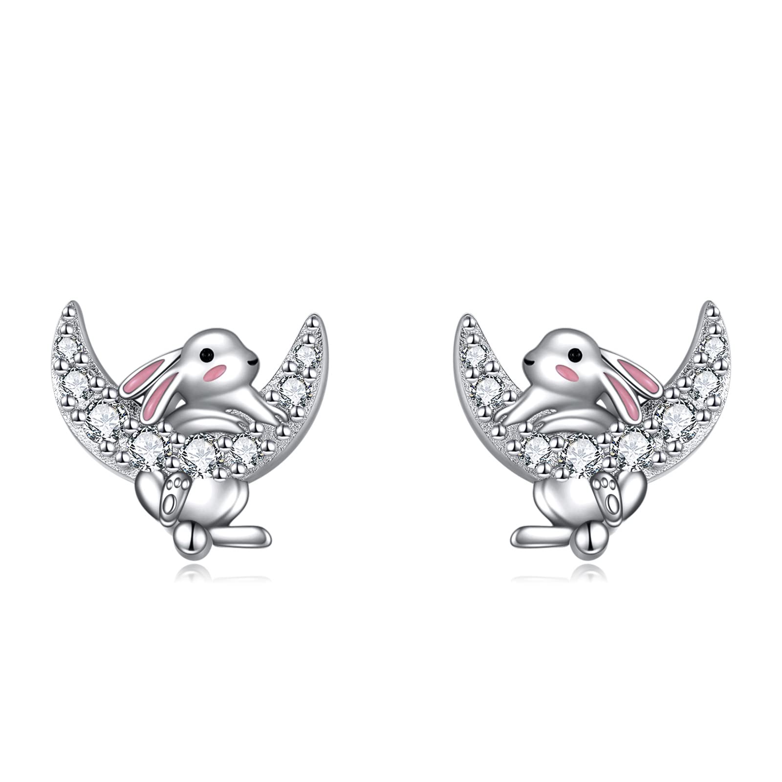VONALA Hasen-Ohrringe für Frauen, Sterlingsilber, Hasen-Ohrs