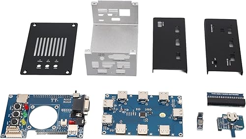 Miniatura 9 de Jeankak Mister FPGA - Kit de carcasa de metal, placa SDRAM de 32 MB con tutorial, concentrador USB V2.1 Io Board juego de carcasa de metal para