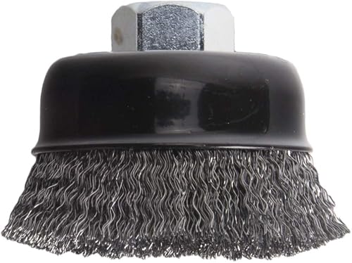 DEWALT DT3488-QZ Brosse coupelle M10, Argent, 75 mm