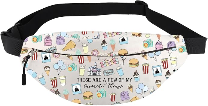 Magic Castle Waist Pack Family Vacation Trip Chest Bags Fairytale Fans Gift For Mouse Snack Lover Snack Fb