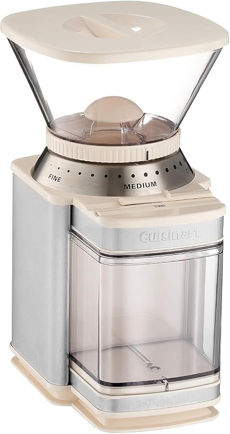 Cuisinart Coffee Grinder, Electric One-Touch Automatic Burr Coffee Grinder with 18-Position Grind Selector, Cup Size Selector for 4 – 18 Cups, DBM-8P1, Black Stainless