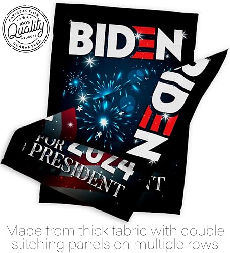 Miniatura 7 de Bandera de Biden Harris con bandera de la casa del presidente de la bandera patriótica, partido de té republicano demócrata de Estados Unidos,