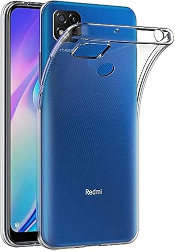 Funda para Xiaomi Mi Redmi 9C/Redmi 10A (6.53 pulgadas) Suave TPU Goma Gel Parachoques Transparente Cubierta Trasera