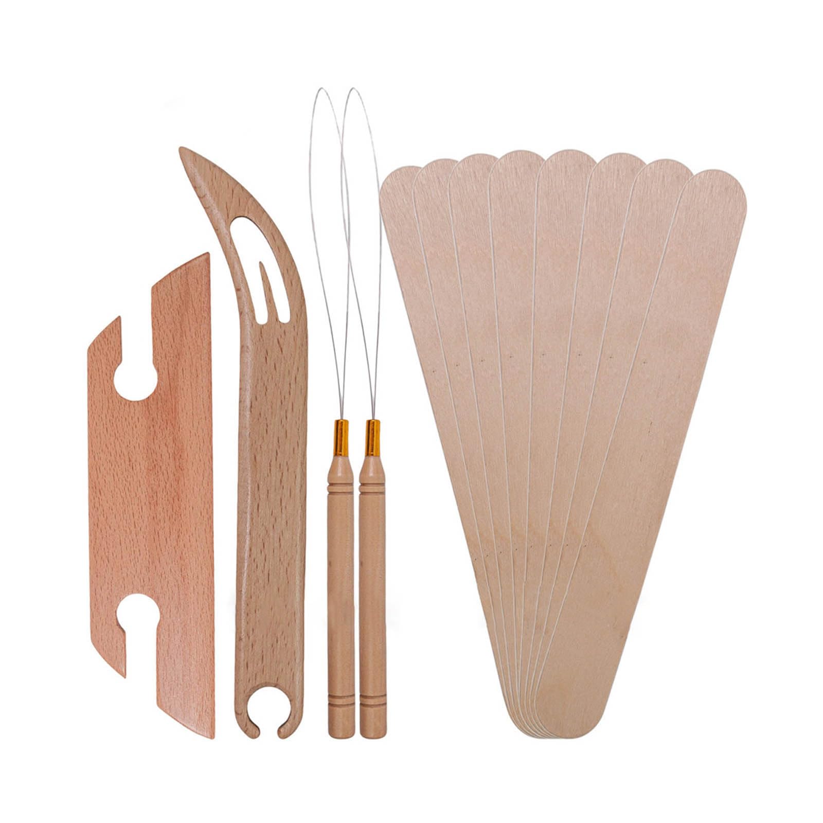 Inkle Weaving Shuttle Set Multifunctional Weaving Tool Weaving Loom Tool Shuttle for Weaving Enthusiasts Craft Lovers