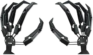 Halloween Articulated Fingers, 3D Printed Articulated Finger Extensions Fits All Finger Sizes, As Flexible as Your Own Fingers, Easy to Put on and Unload, Halloween Cosplay Props
